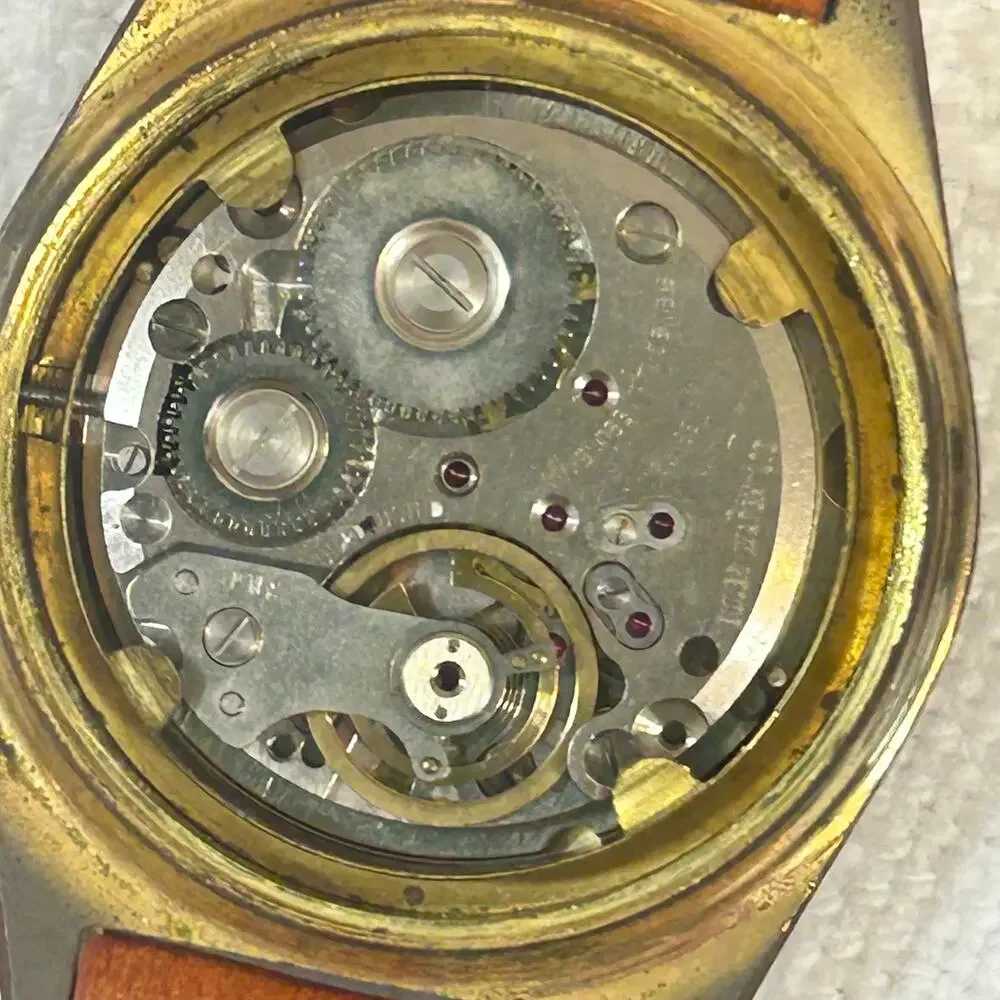 Parker De-Luxe 17 Jewel Watch For Parts or Repair See Pictures Swiss Made